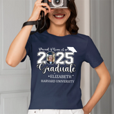 Classe de 2024 Chemises fières maman et papa, cadeaux de remise des diplômes, photos personnalisées